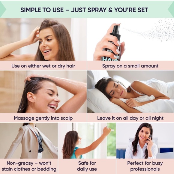 Moerie Ultimate Hair Growth Spray Designed to Strengthen & Stop Hair Loss - Picture 6 of 6